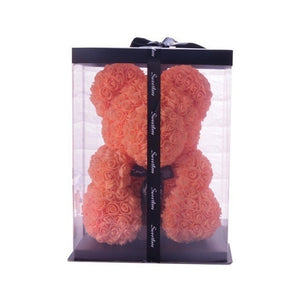 Luxury 25cm Rose Coated Bear