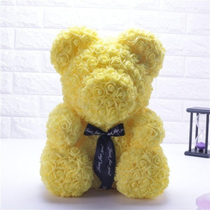 Luxury 25cm Rose Coated Bear