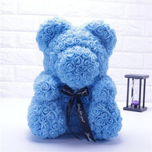 Load image into Gallery viewer, Luxury 25cm Rose Coated Bear
