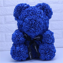 Load image into Gallery viewer, Luxury 25cm Rose Coated Bear
