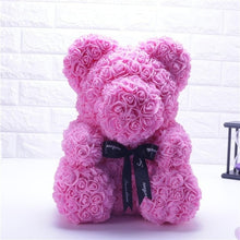 Load image into Gallery viewer, Luxury 25cm Rose Coated Bear
