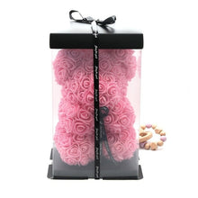 Load image into Gallery viewer, Luxury 25cm Rose Coated Bear
