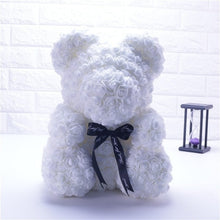 Load image into Gallery viewer, Luxury 25cm Rose Coated Bear
